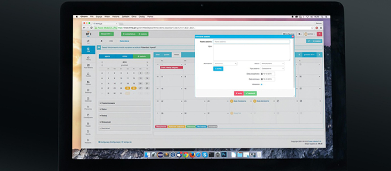 관제 시스템 화면에 운행일지 및 차량 상태가 자동으로 표시되는 모습